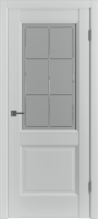Дверь ПО EMALEX 2 STEEL CRYSTAL CLOUD, серый