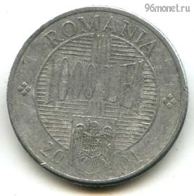 Румыния 1000 леев 2001