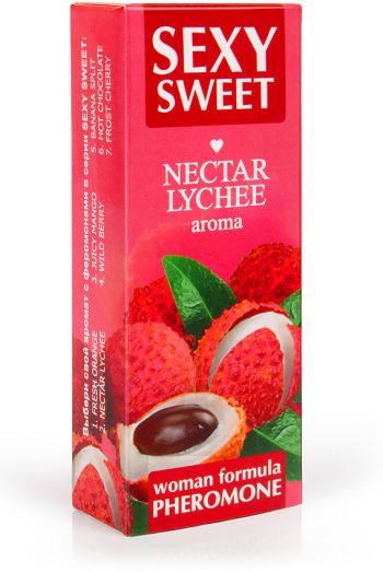 Парфюмированное средство для тела с феромонами SEXY SWEET NECTAR LYCHEE, 10 мл