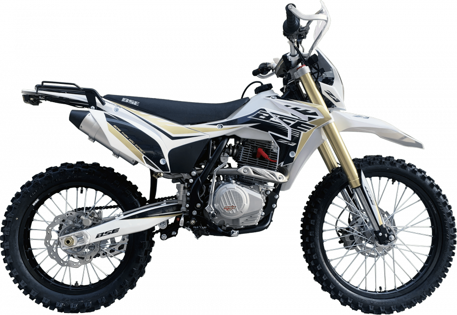 Эндуро кроссовый мотоцикл BSE Z3 250e 21/18 Gold White