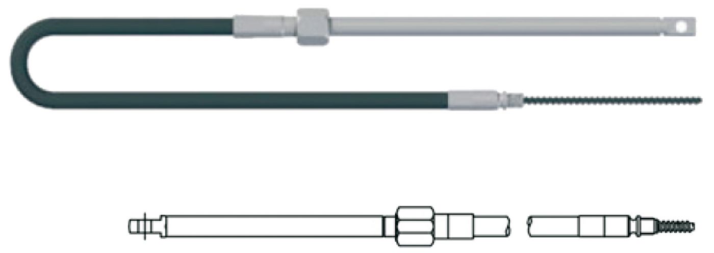 Рулевой кабель SC-18 (M-58), длина 6-26 футов