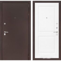 Дверь Входная Лабиринт CLASSIC антик медный 11 Белый софт металлическая