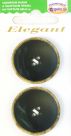 фото Пуговицы на прокол 31,75  мм коллекция ELEGANT DISBOTON Испания (11834-31) цвет черный