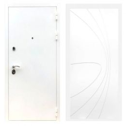 Дверь входная Армада Х5 Шагрень Белая ФЛ-248 Белый Софт