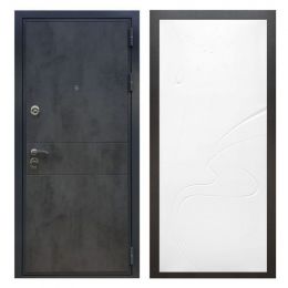 Дверь входная Армада X290 Бетон Темный ФЛ-258 Белый Софт