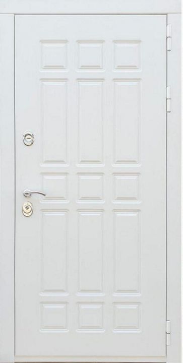 Дверь входная Армада Х8 Белая Шагрень ФЛ-256 Белый Софт
