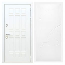 Дверь входная Армада Х8 Белая Шагрень ФЛ-258 Белый Софт