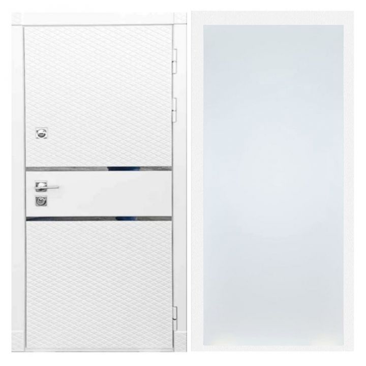 Дверь входная Армада Х15 Белый Софт ФЛ-Гладкая Белый Софт