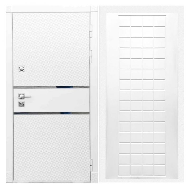 Дверь входная Армада Х15 Белый Софт ФЛ-256 Белый Софт