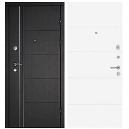 Входная Металлическая Дверь Дверной континент ДК-Теплолюкс Дизайн 649 Софт белый снег