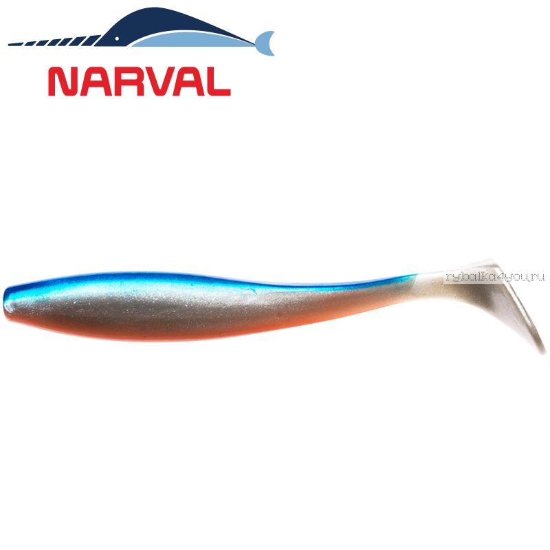 Мягкие приманки Narval Choppy Tail 18 см / 3 шт. в уп / цвет: 001 Blue Back Shiner