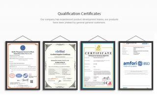 Mətbəx duşlu krantl BOOU BZ9144CBJ sertifikatlar