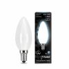 Лампа (LED) Светодиодная Gauss 5W E14 4100K Filament Candle OPAL 103201205 / Гаус