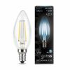 Лампа (LED) Светодиодная Gauss 7W E14 4100K Filament Candle 103801207 / Гаус