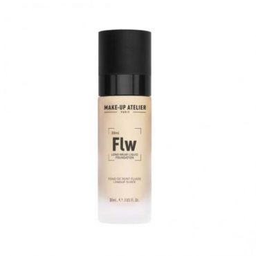 FLW1Y Тон-флюид водостойкий 1Y бледно-золотистый Fond de Teint Fluide, бутылочка с дозатором 30 мл