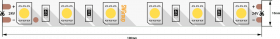 Светодиодная Лента SWG SWG560-24-14.4-WW 5м Теплый Белый Цвет Свечения / СВГ 000037