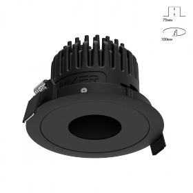 Светильник SWG Combo 2.0 Magnet с Черной Накладкой Power 16Вт Черный, Пружинный / СВГ...