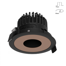 Светильник SWG Combo 2.0 Magnet с Черно Бронзовой Накладкой Power 10Вт Черный, Пружинный / СВГ...