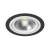 Светильник Встраиваемый Lightstar INTERO 111 ROUND i91706 Белый, Черный, Металл / Лайтстар