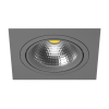 Светильник Встраиваемый Lightstar INTERO 111 QUADRO i81909 Серый, Металл / Лайтстар