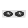 Светильник Встраиваемый Lightstar INTERO 16 DOUBLE QUADRO GU10 i5260707 Белый, Черный, Металл / Лайтстар