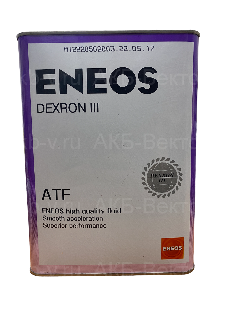 ENEOS OIL1309 Масло трансмиссионное ENEOS ATF DEXRON-III (SP-III) 4л