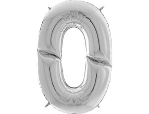 Цифра ГИГАНТ Ходяцая с гелием фольгированный фигурный шар 150 см