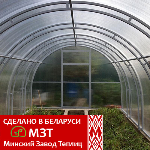 Установка и сборка теплицы из поликарбоната под ключ в Минске