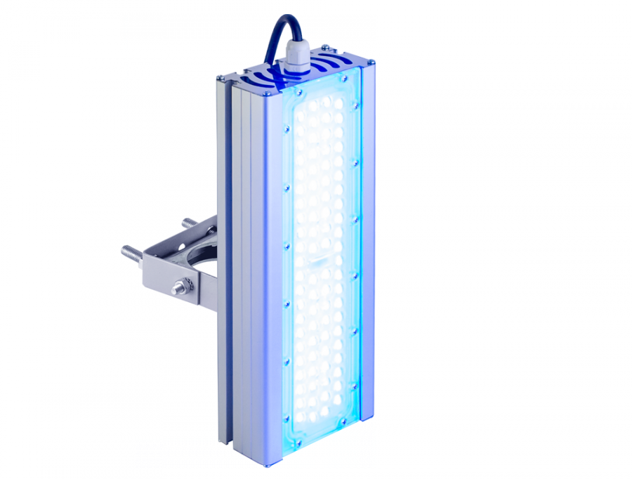 Архитектурный светодиодный светильник VRN-AR136X78-32-ABK67-U   Кривая силы света (КСС): Ш (Широкая), боковая, 136*78°