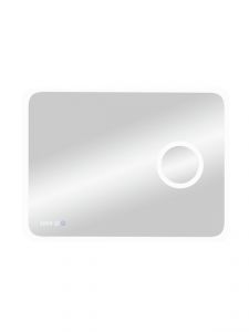 Зеркало Континент Bliss Led 800х700 с увеличительным зеркалом, часами ЗЛП334
