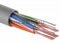 Кабель витая пара U/UTP, категория 6, ZH нг(А)-HF, 4PR, 23AWG, внутренний, серый Rexant