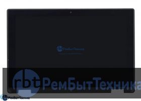 Модуль (Матрица, экран, дисплей + тачскрин)  Dell Inspiron 11 3152 черный с рамкой