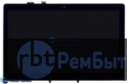 Модуль (Матрица, экран, дисплей + тачскрин)  Asus N550 HD черный с рамкой