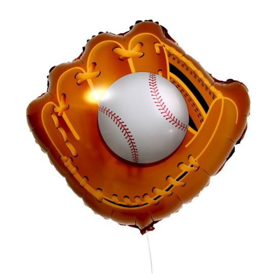 Бейсбол перчатка и мяч шар фольгированный с гелием