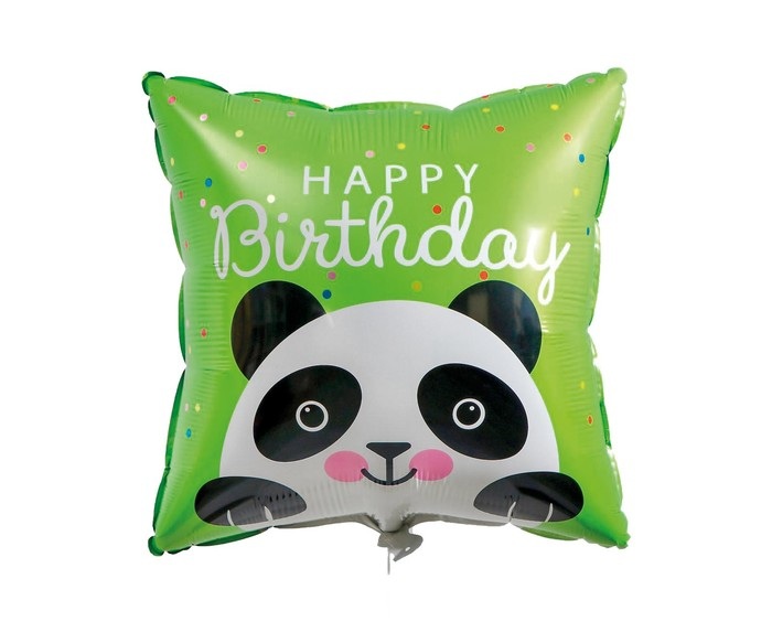 Панда подушка шар фольгированный с гелием
