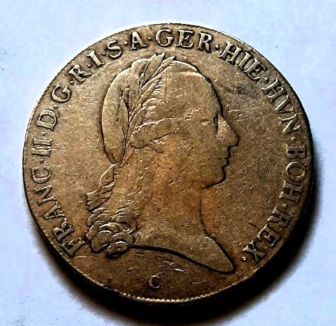 1 талер 1797 Австрийские Нидерланды С Прага XF