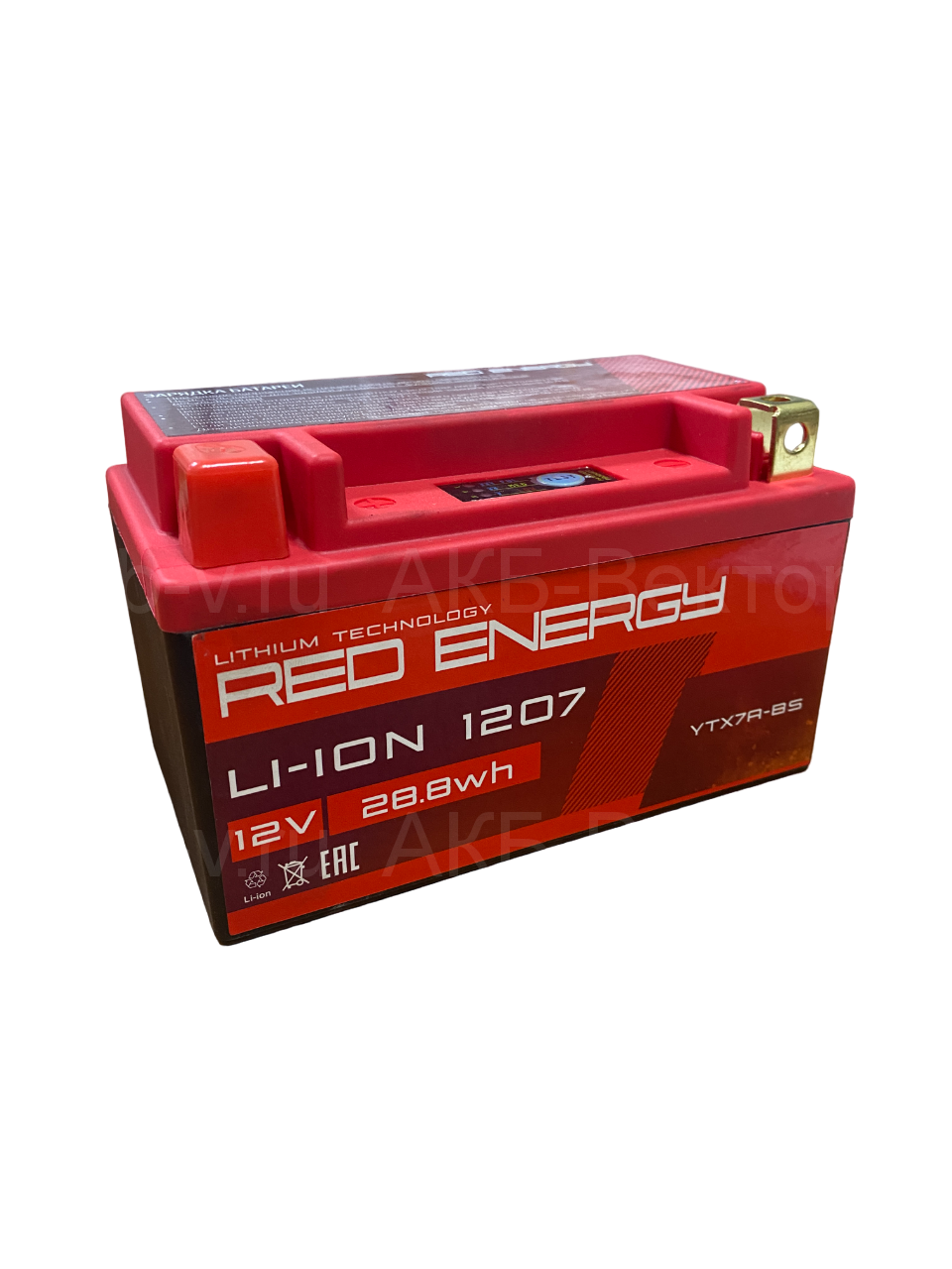 АКБ Red Energy Li-ion 1207 YTX7A-BS литиевый
