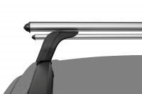 Багажник на крышу Chery Tiggo 7 Pro 2020-..., Lux, аэродинамические дуги на интегрированные рейлинги