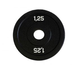 Диск бамперный Original FitTools FT-BPB-1,25, 1,25 кг, Д-50,6мм (черный)