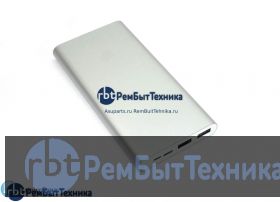 Универсальный внешний Аккумулятор для Xiaomi Mi Powerbank 3 10000mah (Micro and Type-C) Silver