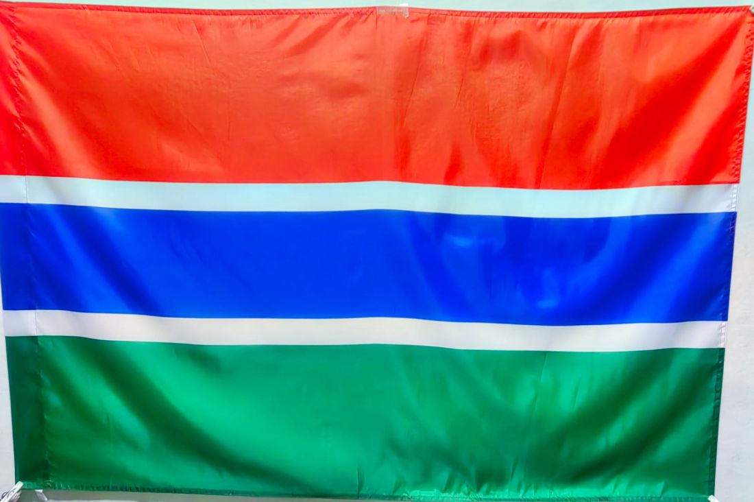 Флаг Гамбии 135х90см.