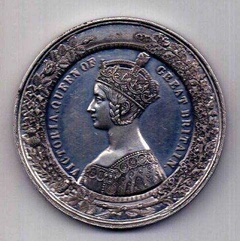 медаль 1851 Великобритания 51 мм UNC