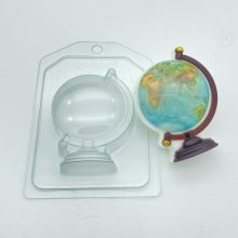 Пластиковая форма для мыла и шоколада Глобус