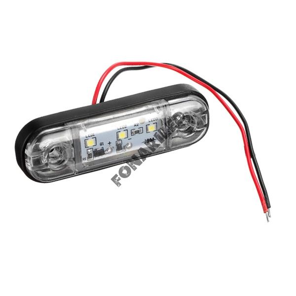 Светодиодные габариты на прицеп GF-U-3SMD-White белый