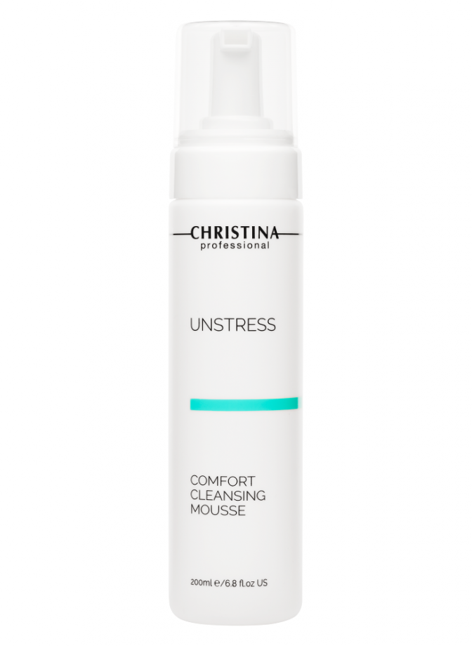Очищающий мусс-комфорт для лица Unstress Christina (Анстресс Кристина) 200 мл
