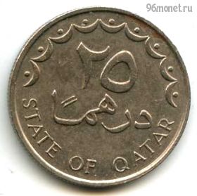 Катар 25 дирхамов 1976 немагнит