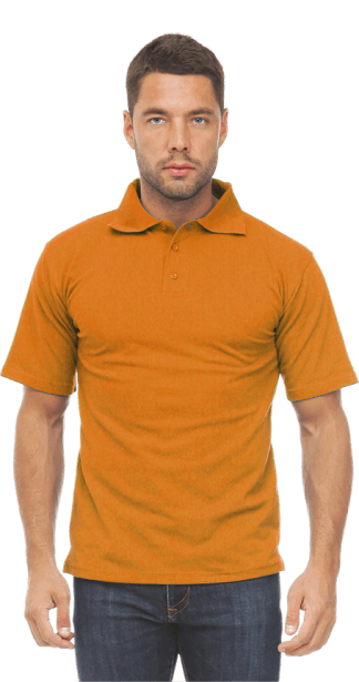 Рубашка поло, оранжевая (Бел 543.07)