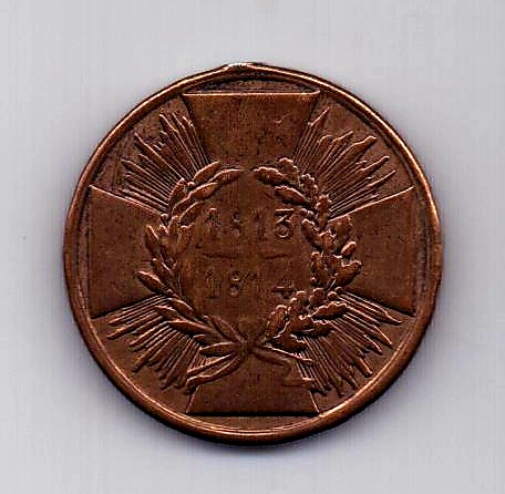 медаль 1813 - 1814 Пруссия Российская Империя
