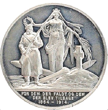 медаль 1914 Дания UNC RARE
