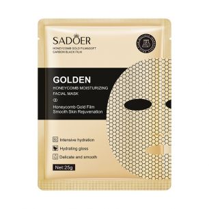 Двухслойная восстанавливающая маска "Золотые соты" SADOER.(83819)